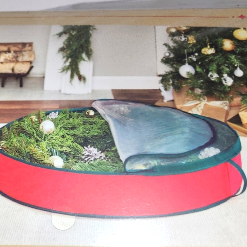 Wreath Storage Bag Red